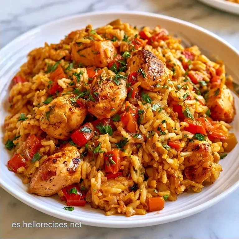 Arroz con Pollo en Thermomix: Grano Meloso