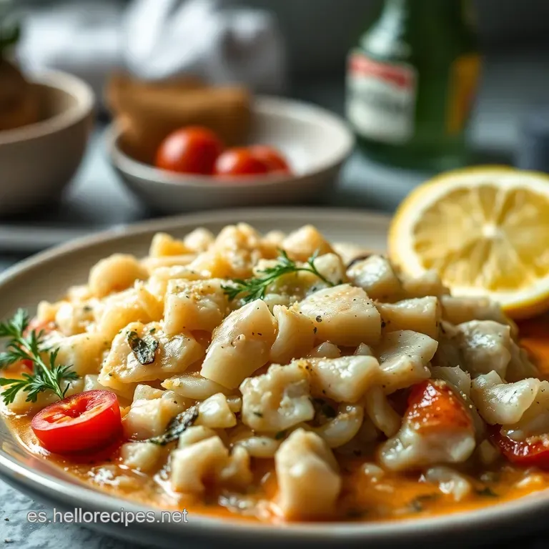 Bacalao a La Portuguesa: Sabor De Lisboa presentation