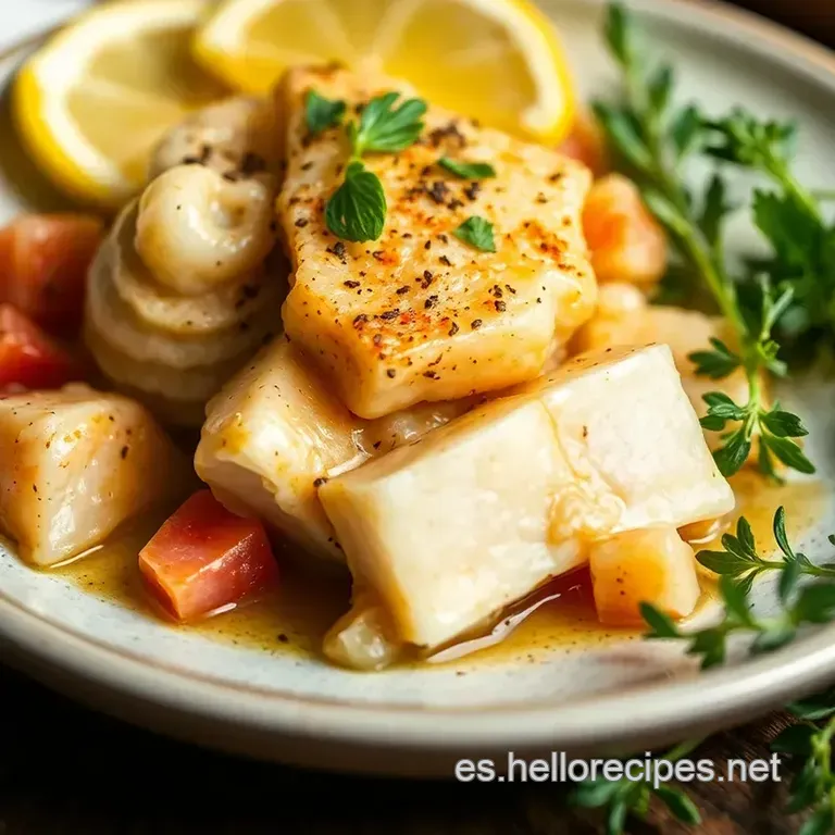 Bacalao Al Pil Pil: Receta Tradicional Vasca presentation