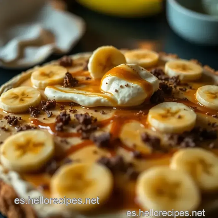 &iexcl;Banoffee Express! Tarta Deliciosa En 20 Minutos presentation