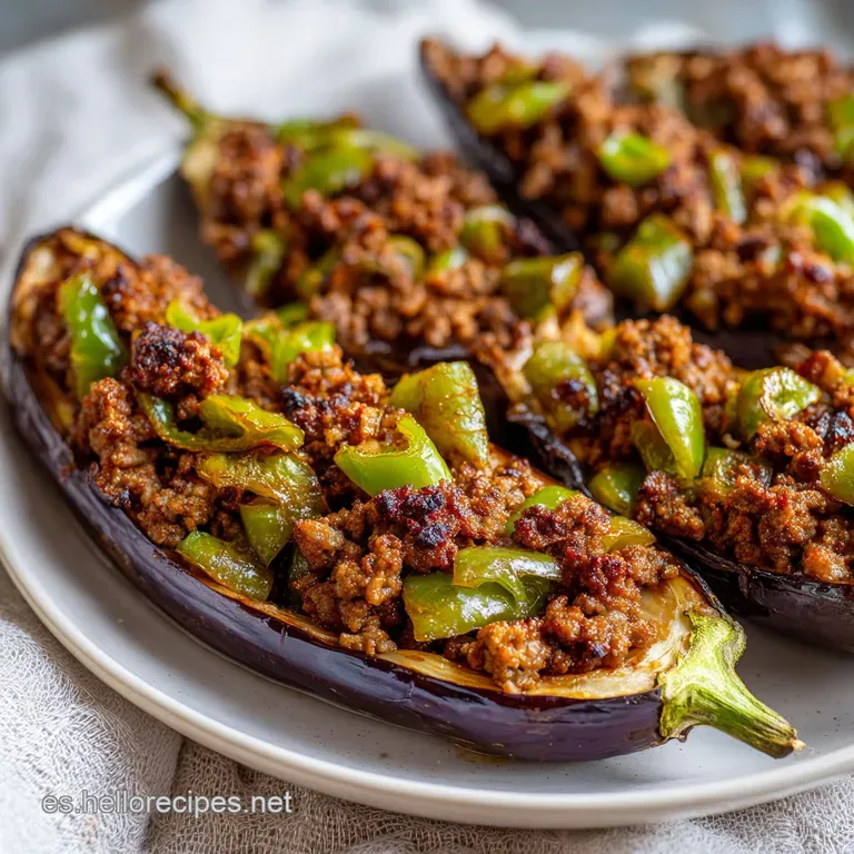 Berenjena Rellena: Casera y F&aacute;cil