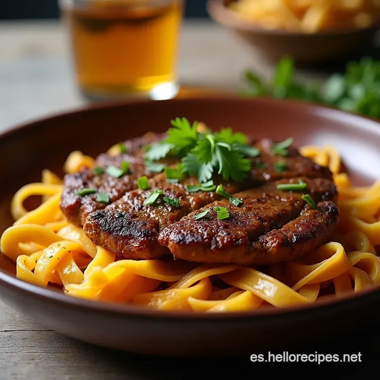 Bistec a la Criolla Express Jugosidad y Sabor de Pueblo en Minutos