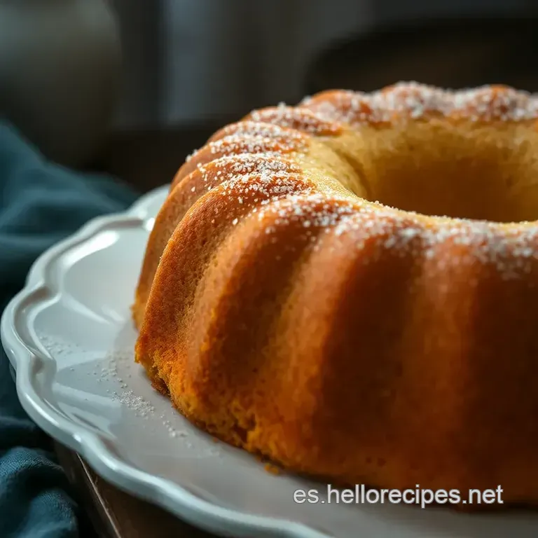 Bizcocho De Leche De La Abuela presentation