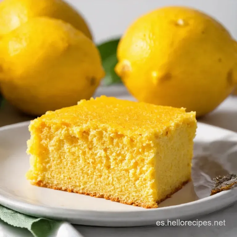 Bizcocho de Lim&oacute;n Sol de Primavera