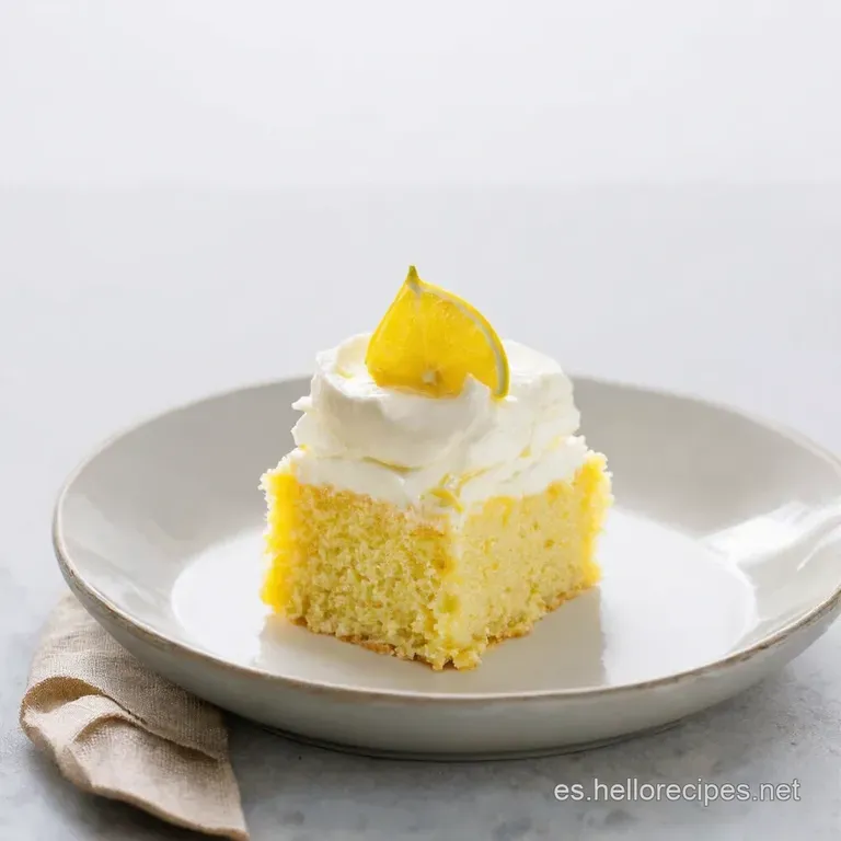 Bizcocho de Lim&oacute;n y Yogur Un Cl&aacute;sico para Cada D&iacute;a