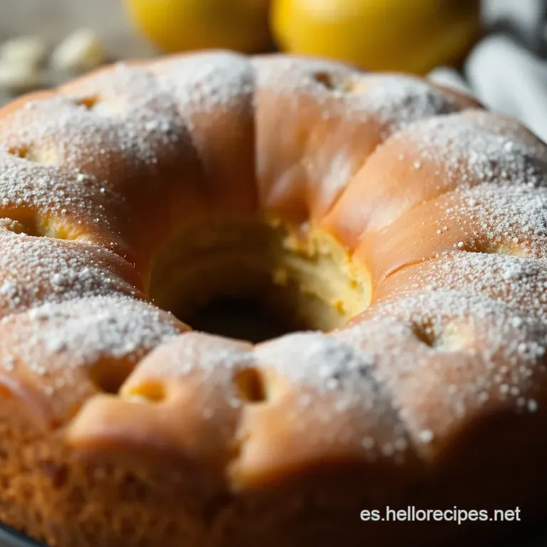 Bizcocho De Manzana De La Abuela: Jugoso Y Arom&aacute;tico presentation