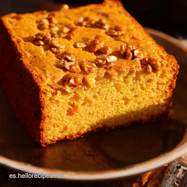 Bizcocho De Zanahoria Con Nuez Y Un Toque De Canela presentation