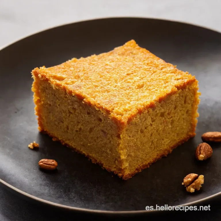 Bizcocho de Zanahoria con Nuez y un Toque de Canela