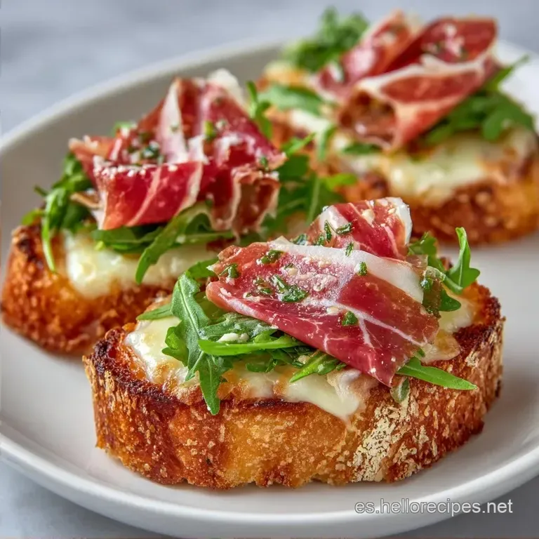 Mini Bocadillos de Jam&oacute;n y Queso: Aperitivo Gourmet