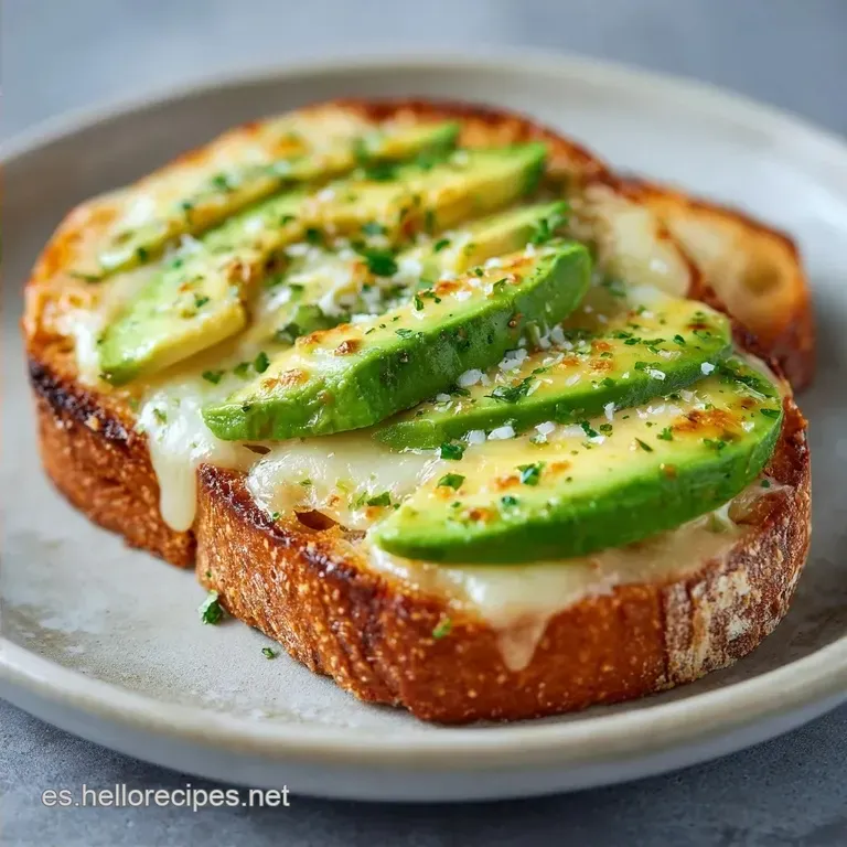 Bocadillo De Queso Y Aguacate: Crujiente Y Cremoso