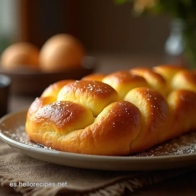 Receta El Brioche Trenzado De La Abuela Lujoso Y Esponjoso presentation