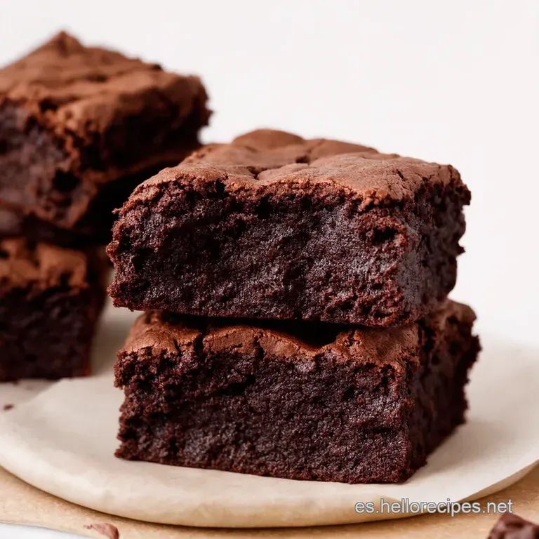 Brownies Doble Chocolate Pecado Fudgy Irresistible