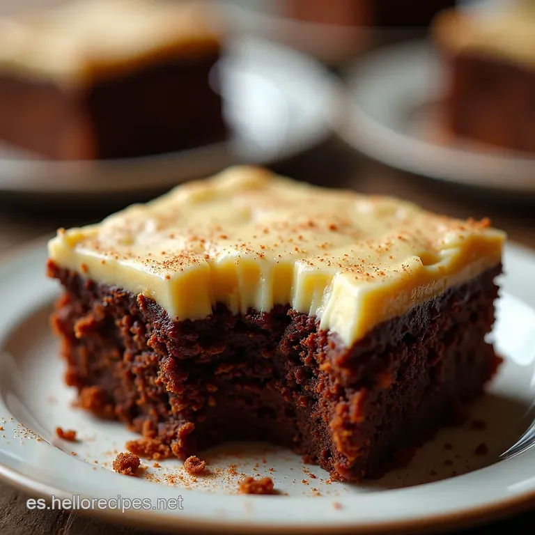 Brownies M&aacute;gicos Remolinos de Chocolate Blanco y Aventura de Cacahuete