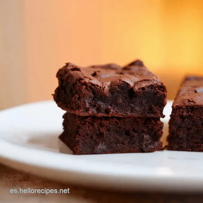 Brownies Melcochudos De Chocolate Intenso El Secreto De La Abuela presentation