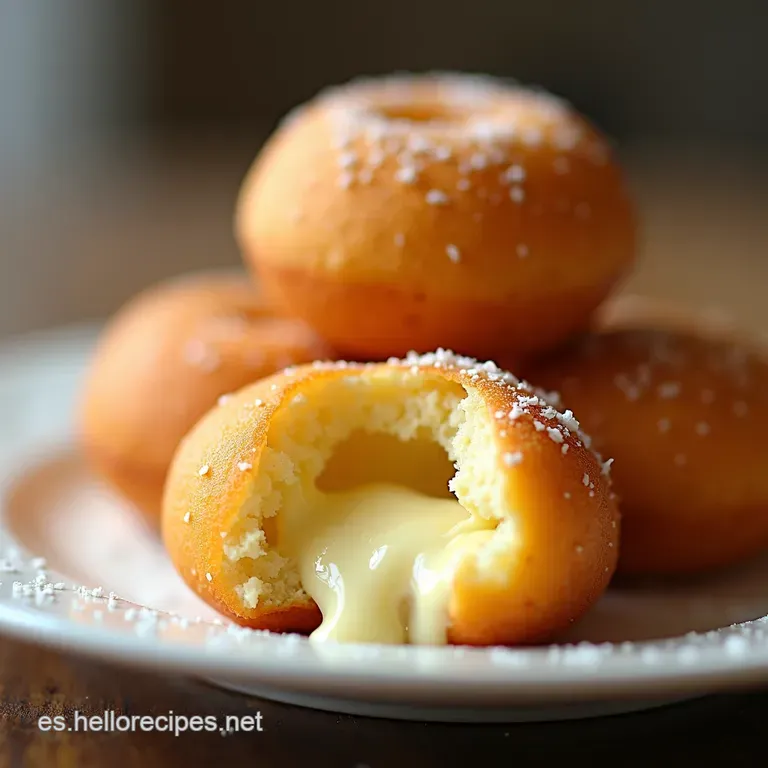 Bu&ntilde;uelos de Viento Rellenos de Crema Pastelera