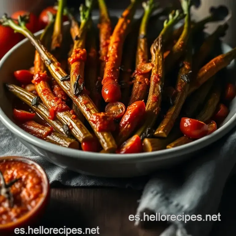 Cal&ccedil;ots Al Horno Con Salsa Romesco Aut&eacute;ntica presentation