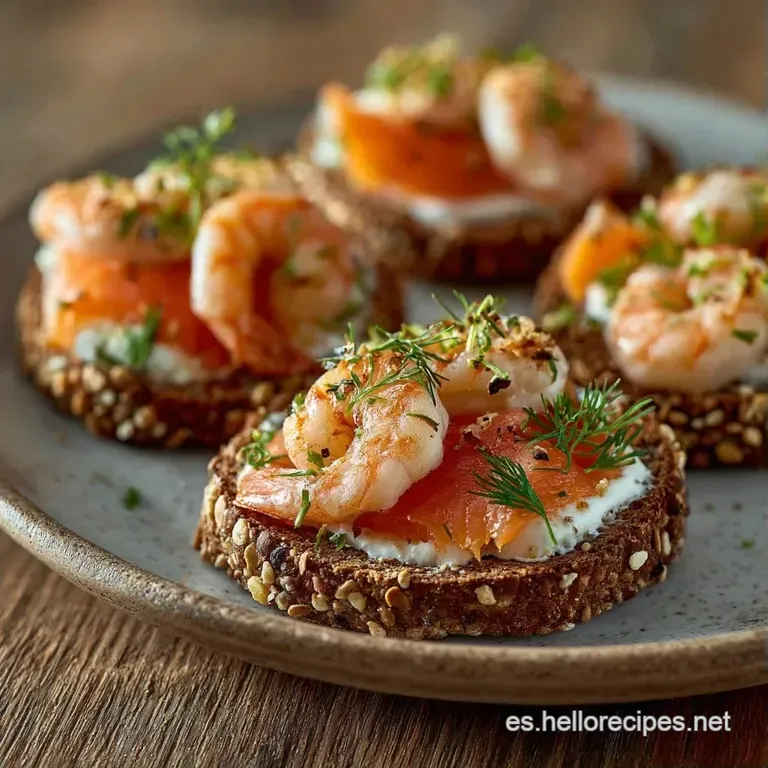 Peque&ntilde;os bocados organizados en plato blanco; resalta el brillo del salm&oacute;n naranja y la textura cremosa del queso fr&iacute;o.