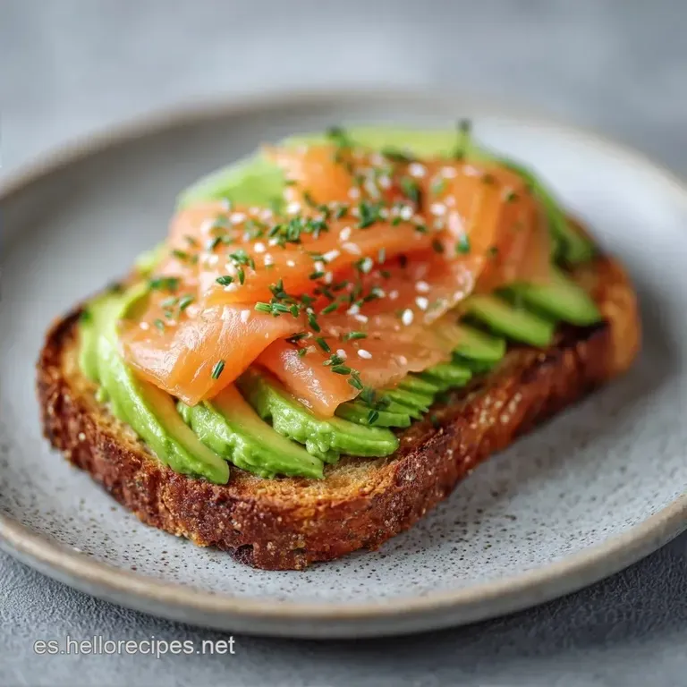Canap&eacute;s Gourmet de Salm&oacute;n y Aguacate al Citr&oacute;n