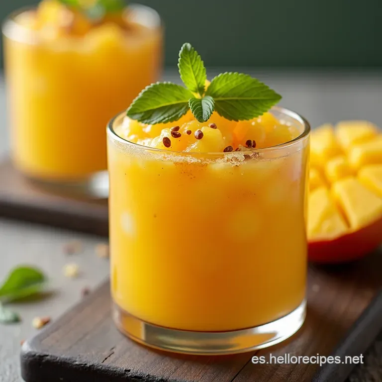 Carlota de Mango Express Frescura Tropical en Minutos