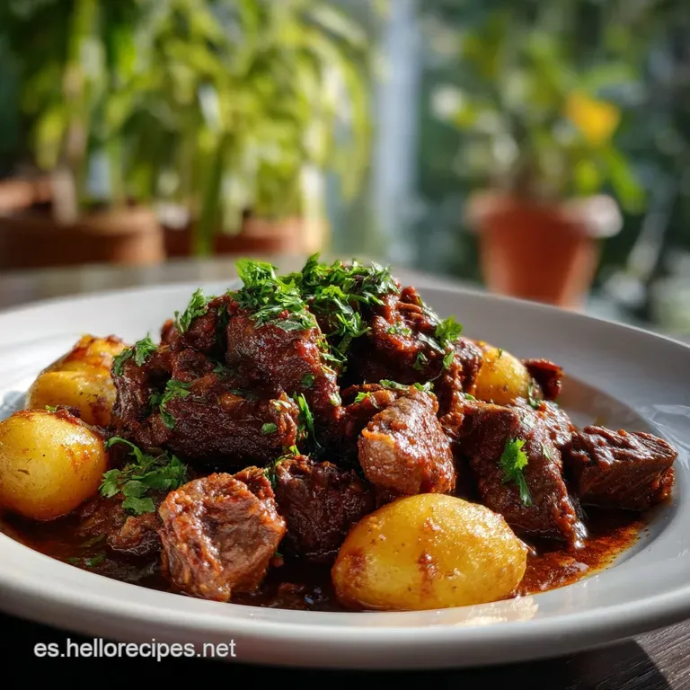 Carne Guisada con Patatas: Melosa y Sedosa