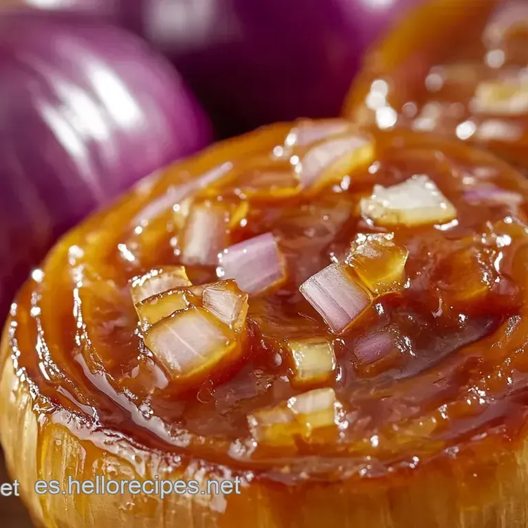 Cebollas Caramelizadas con un Toque de Jerez