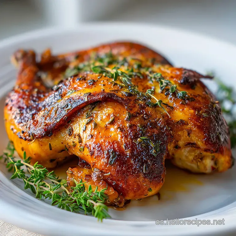 Cena con Pollo Asado: Piel Crujiente