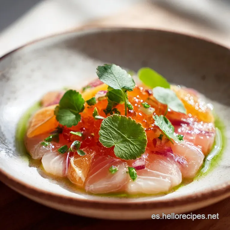 Ceviche de Corvina: Curado C&iacute;trico Marino