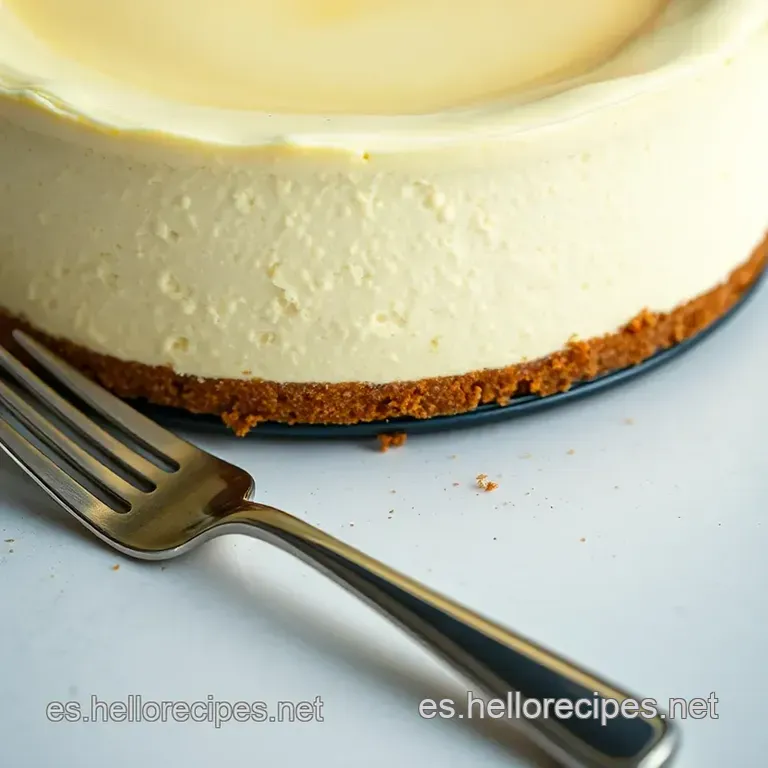 Cheesecake Cremoso Al Estilo De La Abuela Con Toque De Lim&oacute;n presentation