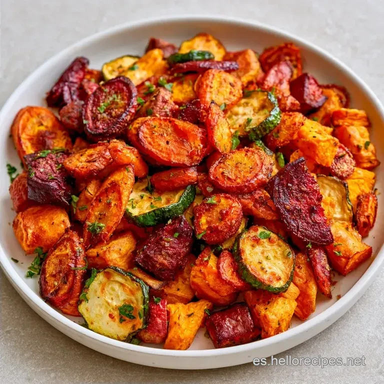 Chips de verduras crujientes al horno