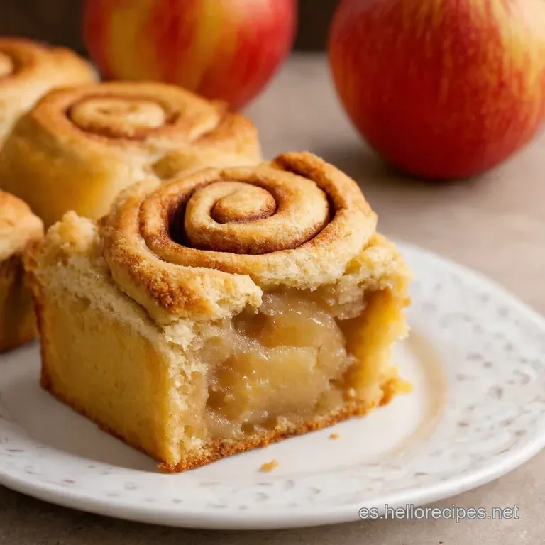 Cinnamon Rolls De Pie De Manzana Abuelas Secret presentation