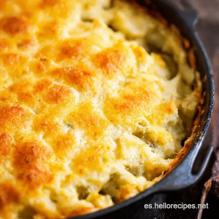 Coliflor Gratinada a La Manchega presentation