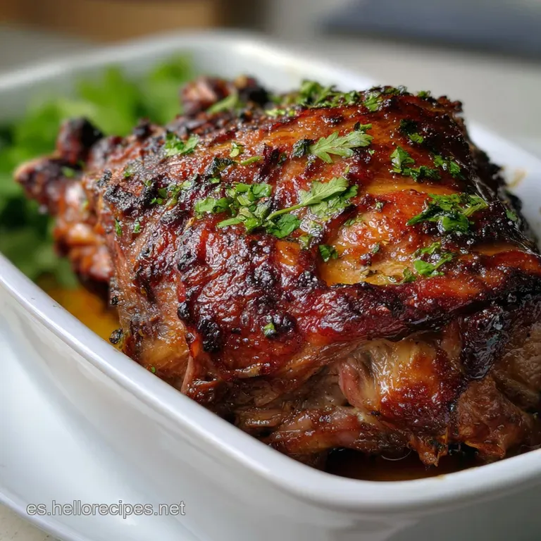 Cordero Asado a la Castellana: Piel Crujiente