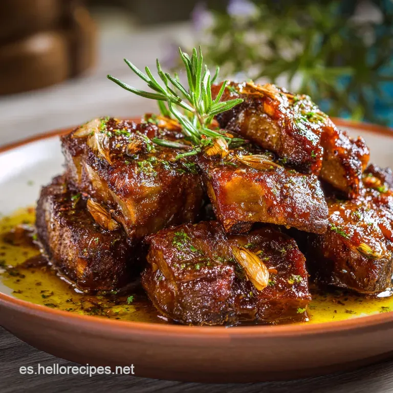 Costillas de Cerdo al Ajillo que Enamoran: El Secreto del Ajillo Perfecto