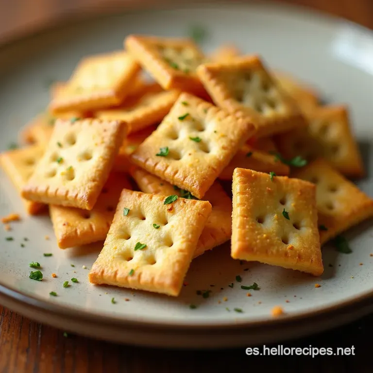 Crackers con Descarte de Masa Madre Crujientes y Llenas de Sabor
