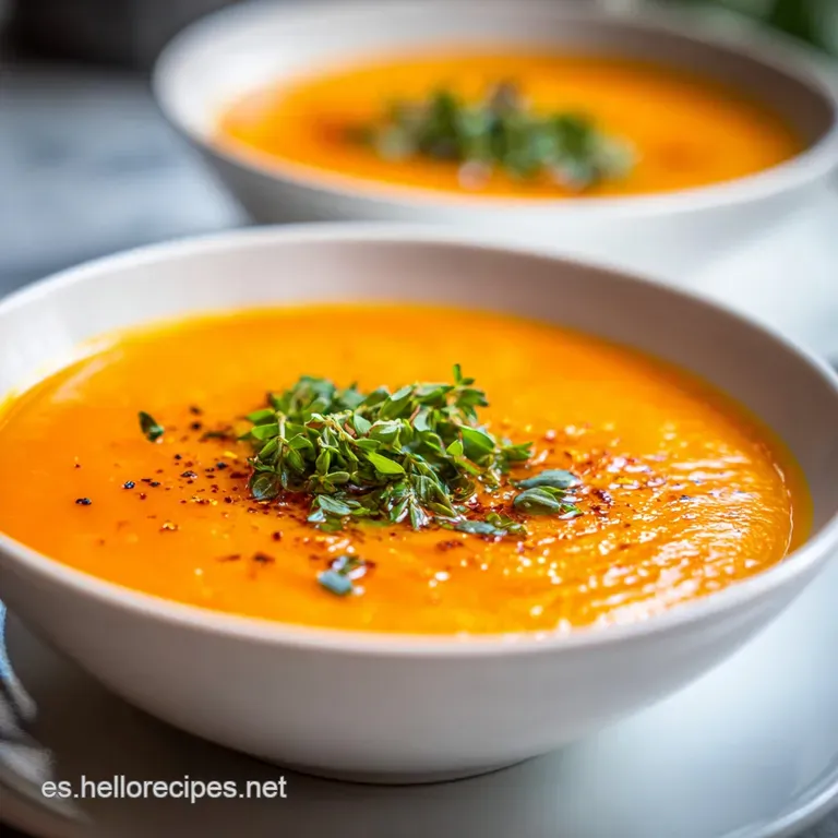 Crema De Calabaza: Textura Sedosa