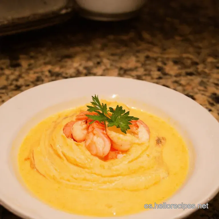 Crema De Marisco De La Abuela presentation