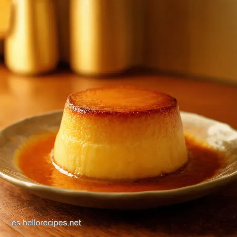 Crema Volteada De La Abuela presentation