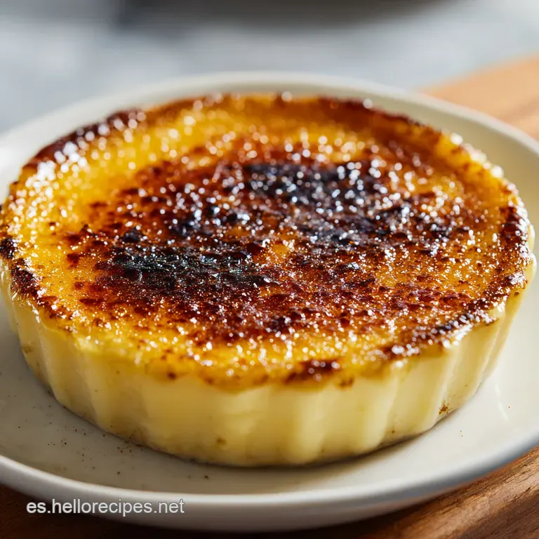 Cr&egrave;me Br&ucirc;l&eacute;e Cl&aacute;sico: Un Postre Franc&eacute;s Con Alma Espa&ntilde;ola presentation