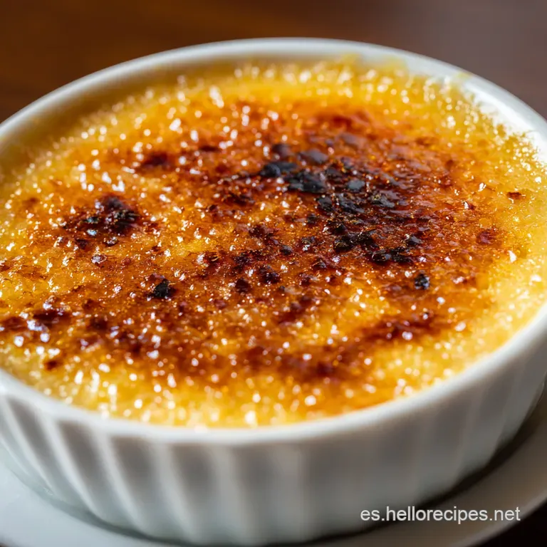 Cr&egrave;me Br&ucirc;l&eacute;e Cl&aacute;sico: Un Postre Franc&eacute;s con Alma Espa&ntilde;ola