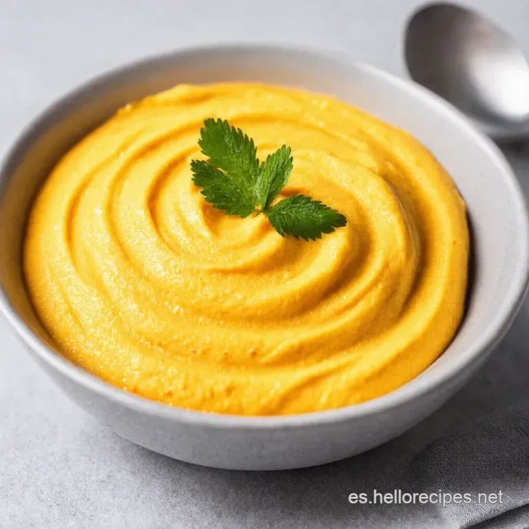 Cremoso Pur&eacute; de Zanahoria