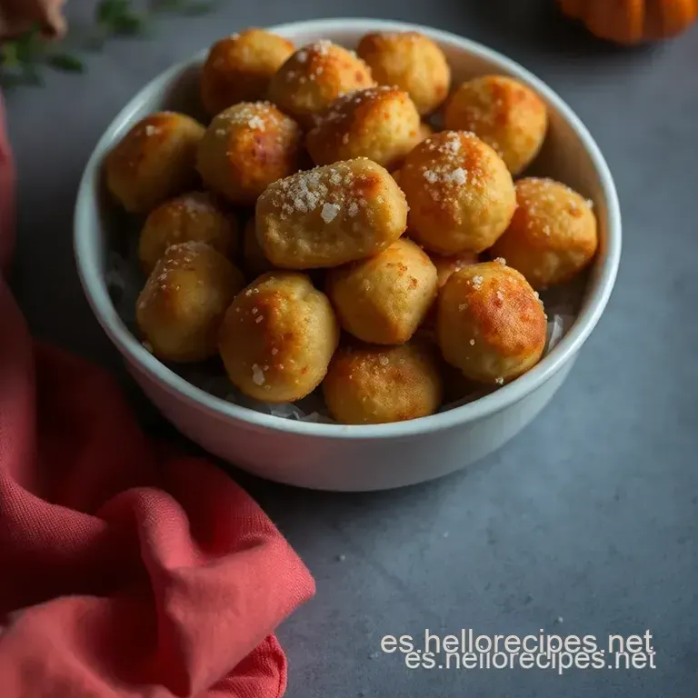 Croquetas Crujientes En Freidora De Aire presentation