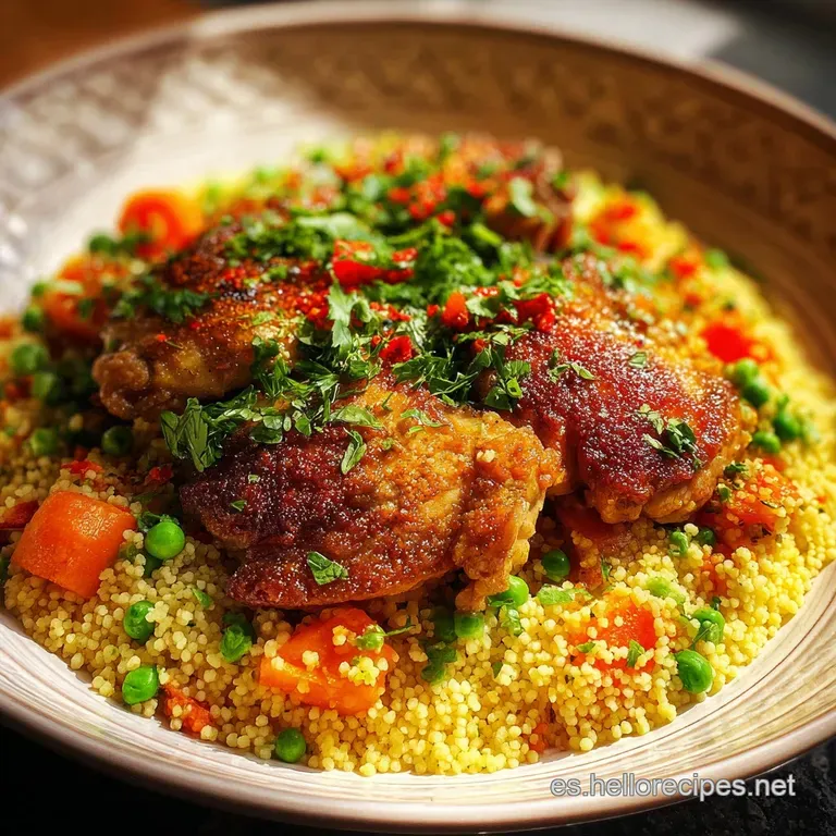 Cusc&uacute;s con Pollo: R&aacute;pido y Arom&aacute;tico
