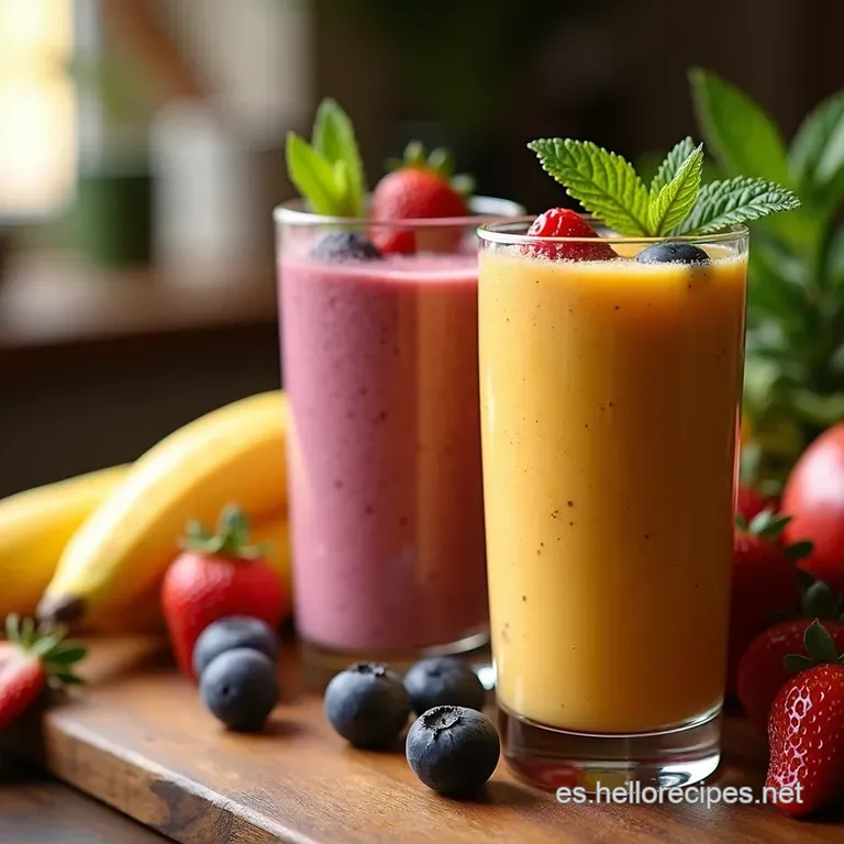 Dale Ca&ntilde;a Al D&iacute;a Smoothies Saludables Para Empezar Con Energ&iacute;a presentation