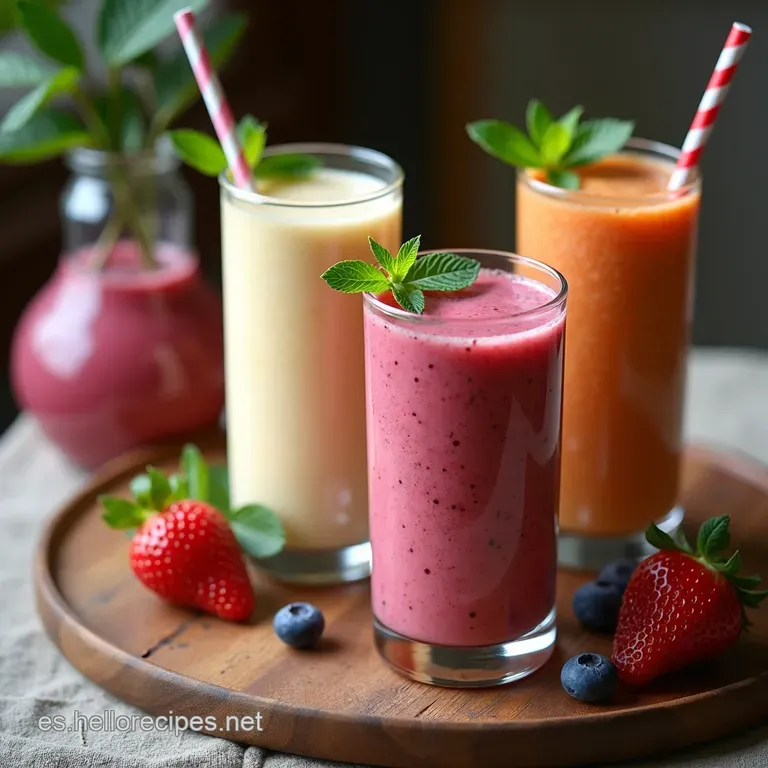 Dale Ca&ntilde;a al D&iacute;a Smoothies Saludables para Empezar con Energ&iacute;a