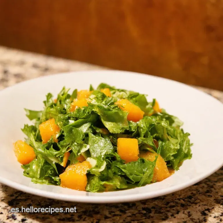 Ensalada Andaluza Con Naranja Y Hierbabuena presentation