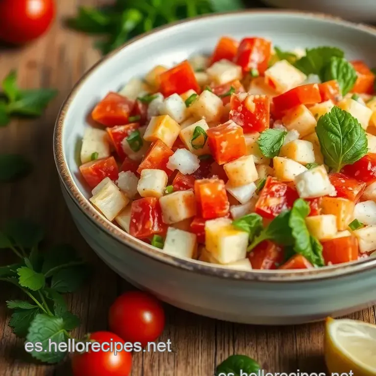 Ensalada Andaluza De Verano presentation