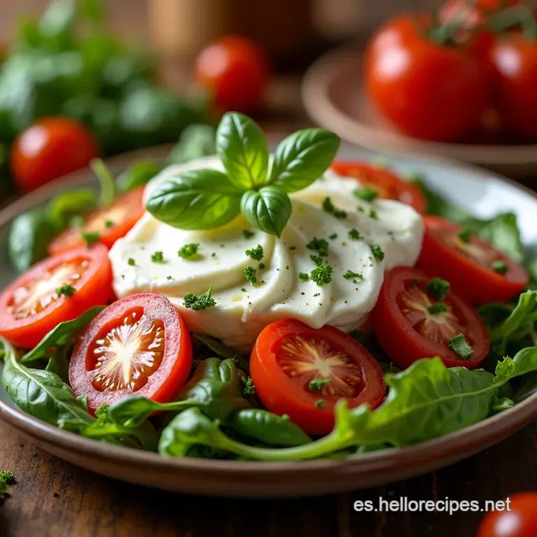 Ensalada Caprese Facil&iacute;sima Un Bocado De Italia En Tu Mesa presentation