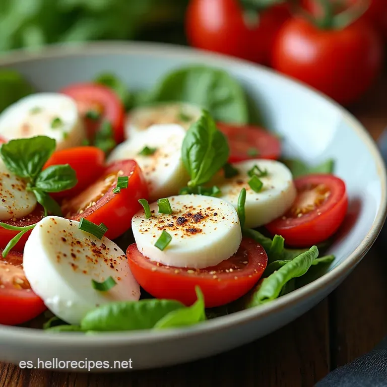 Ensalada Caprese Facil&iacute;sima Un Bocado de Italia en tu Mesa