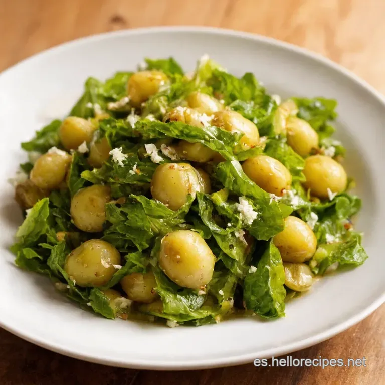 Ensalada De Oto&ntilde;o Peras Acarameladas Queso Azul Y Nuez Crujiente presentation