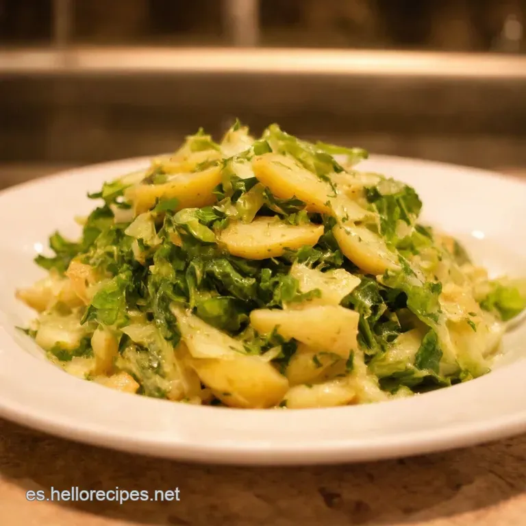 Ensalada De Papa Brava Con Sabor a Fiesta presentation